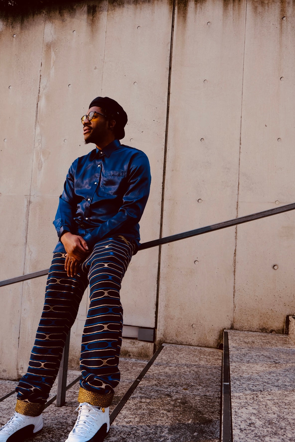 Men's pants "Blue Chain link"