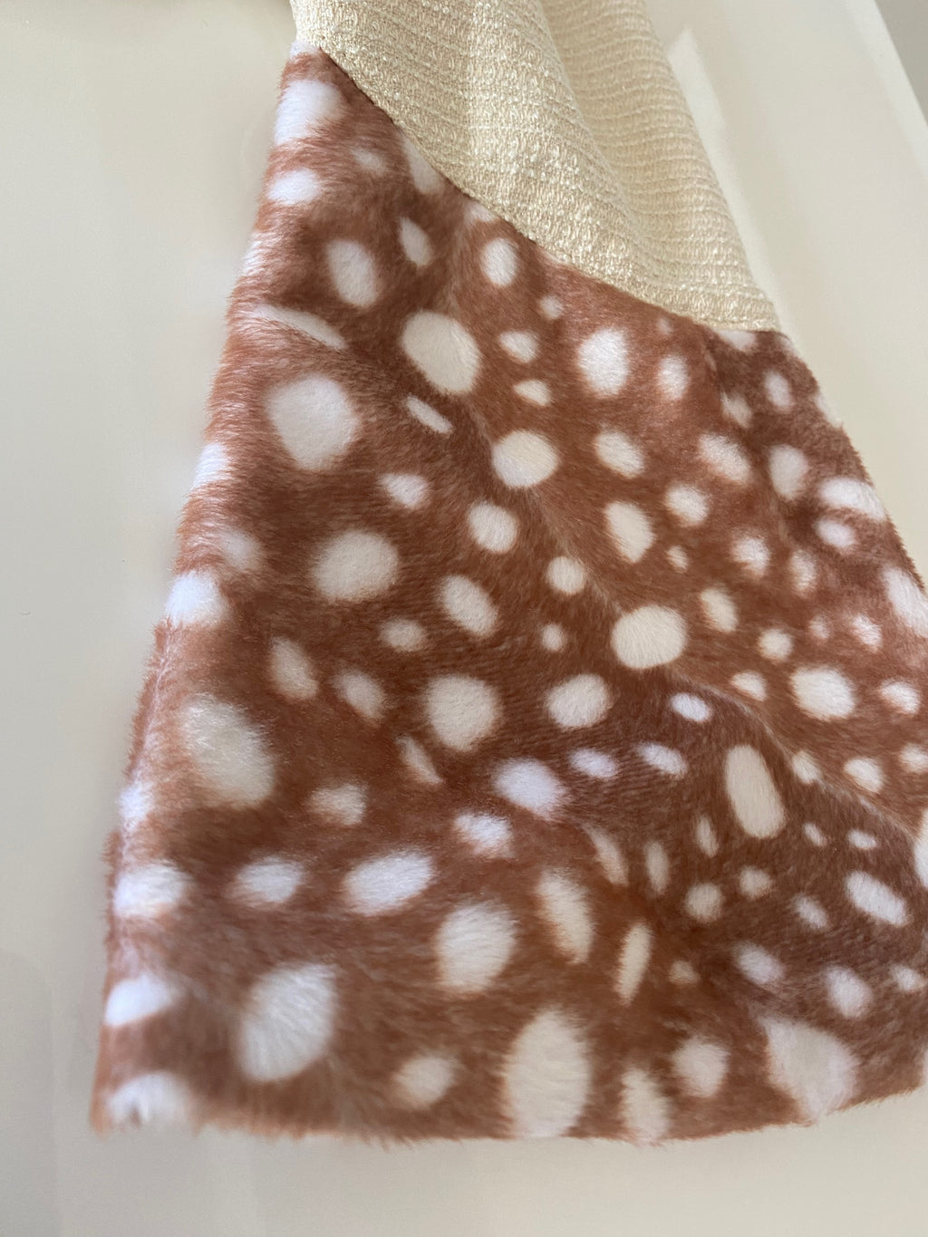 Cream blouse "Shimmery Deer"