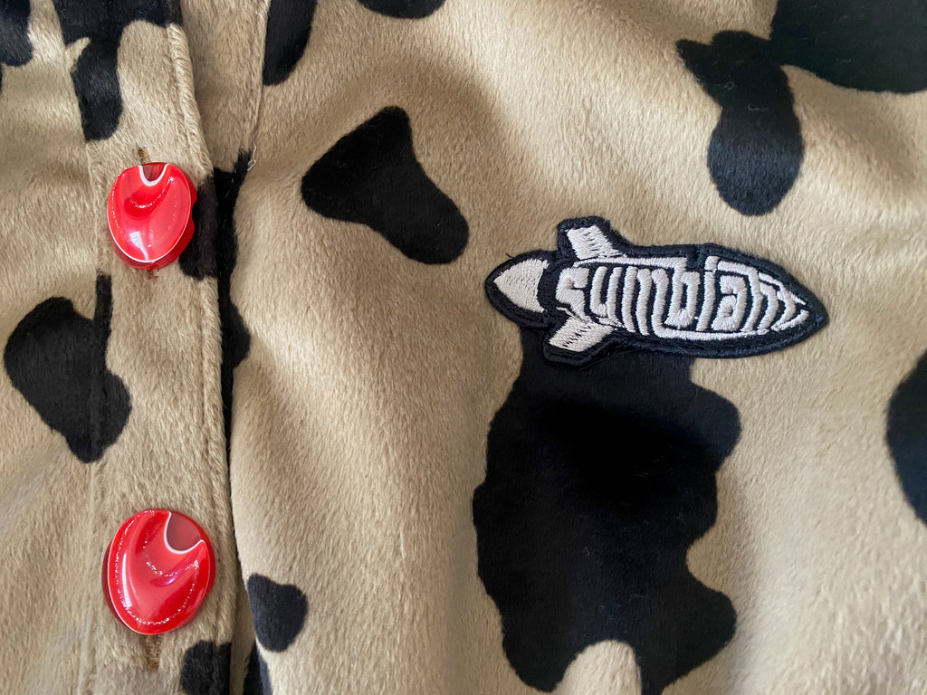 Women's Blouse "Ruby Cowhide"