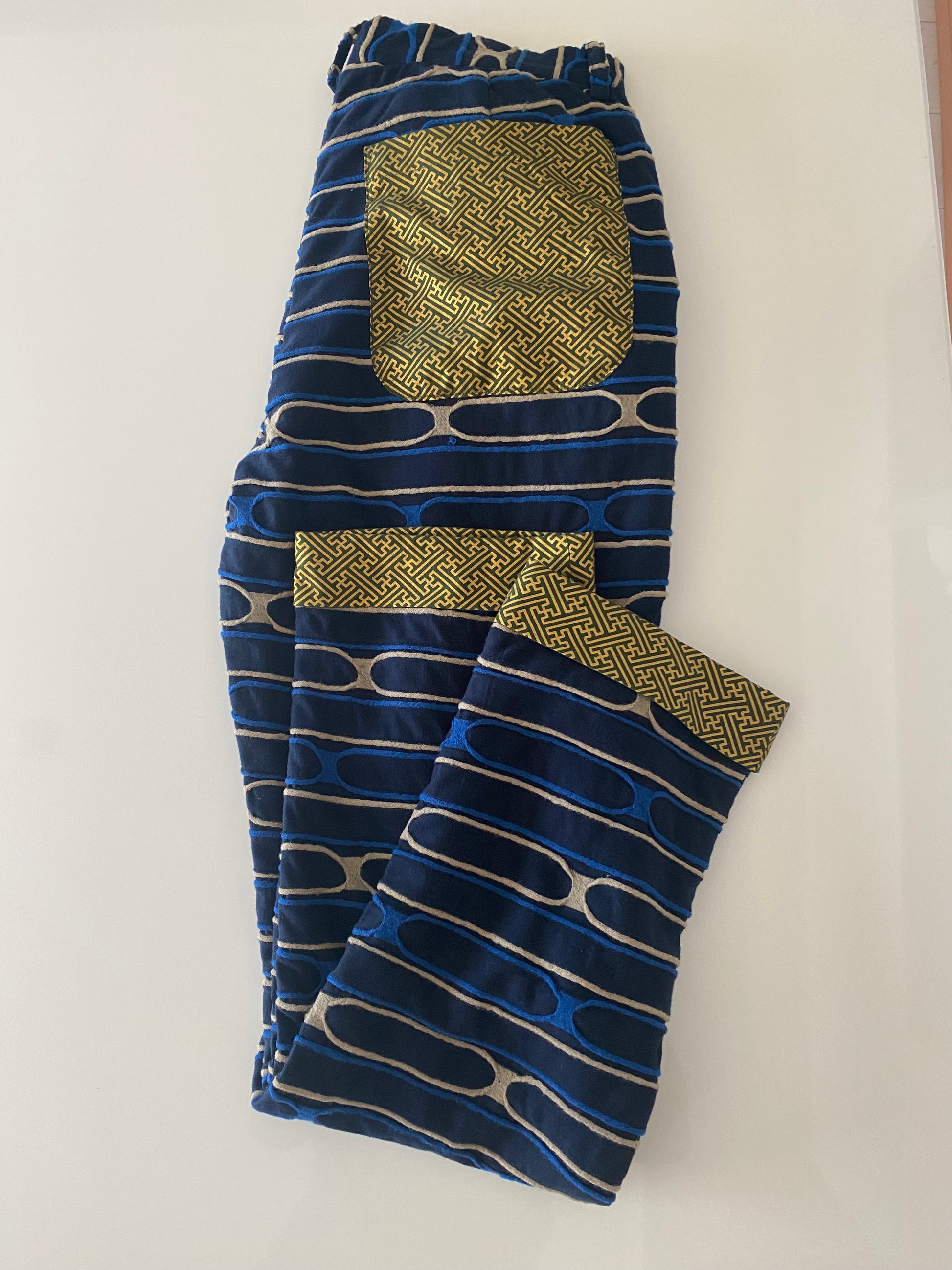 Men's pants "Blue Chain link"