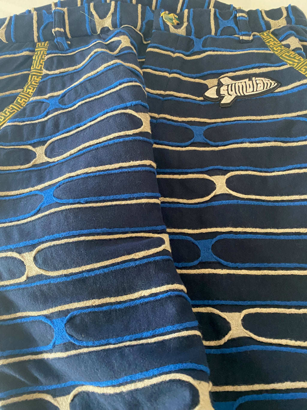 Men's pants "Blue Chain link"